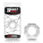 Beast Rings Super Flexible Polygonal Penis Ring 2.2 Cm Transparent