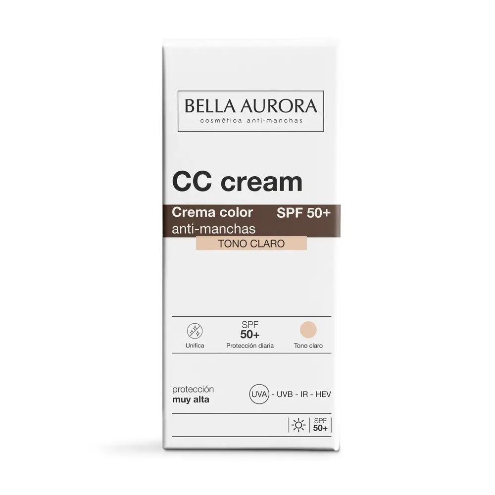 Bella Aurora CC Cream SPF 50+ Light Tone 30 ml