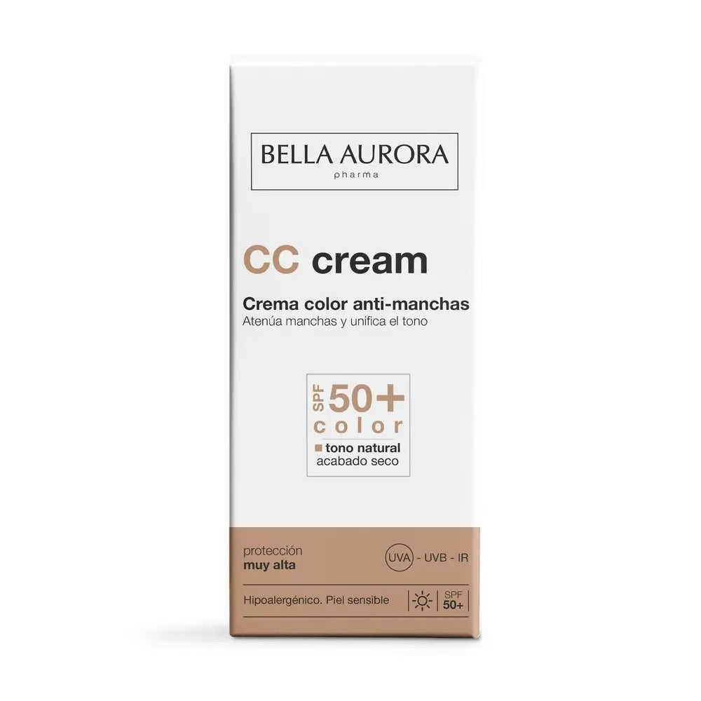 Bella Aurora CC Protect Sunscreen with Colour SPF 50+, 30 ml