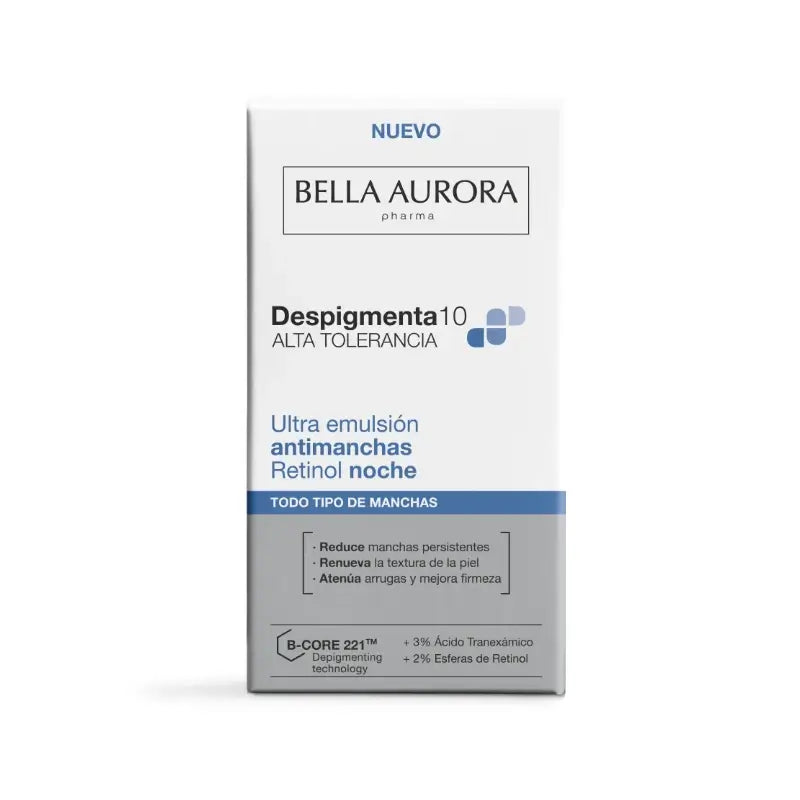 Bella Aurora Despigmenta10 - Ultra Anti-Blemish Retinol Night Emulsion