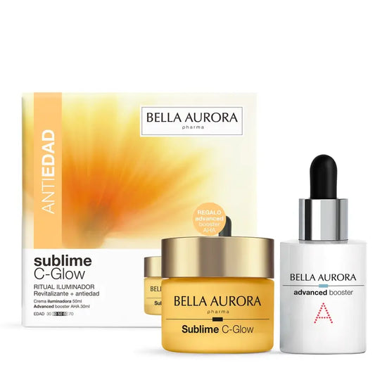 Bella Aurora Sublime C-Glow Pack + Advanced Booster Aha - Illuminating Ritual, 50 + 30 ml