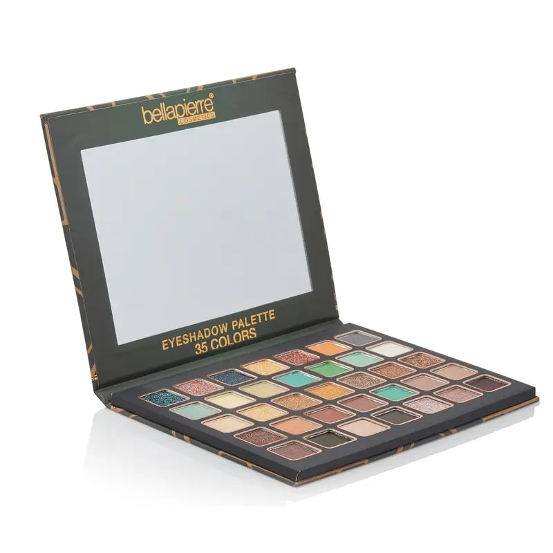 Bellapierre Cosmetics Emerald City Eyeshadow Palette, 35 Colours , 38 g