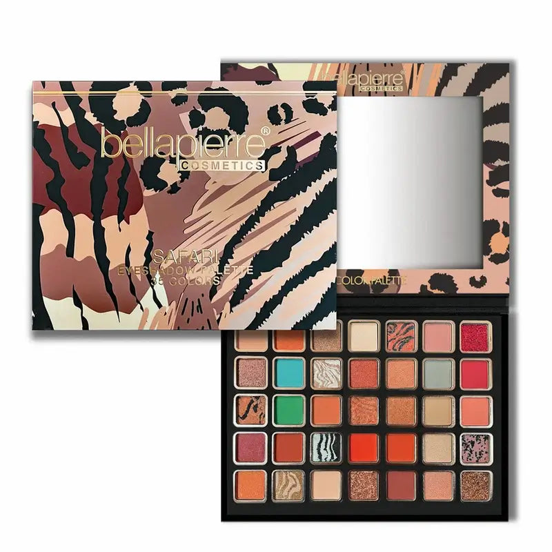 Bellapierre Cosmetics Safari Eyeshadow Palette, 35 Colours, 38 g