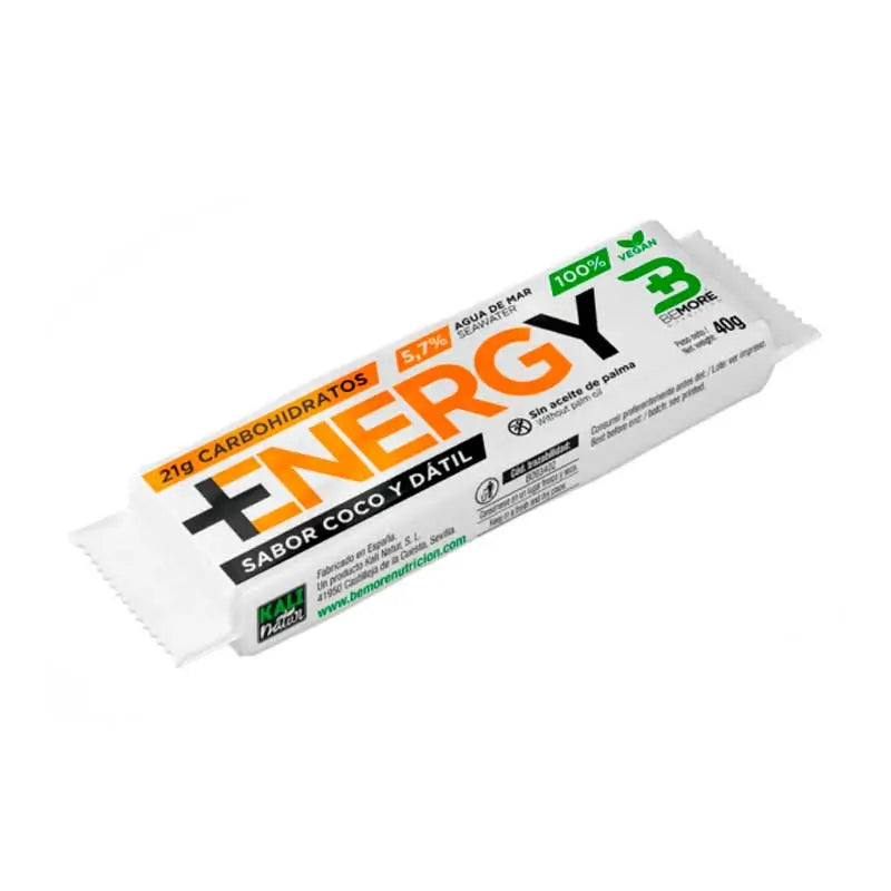 Bemore Nutrition Energy+ Energy Bar with Coconut and Date Flavour