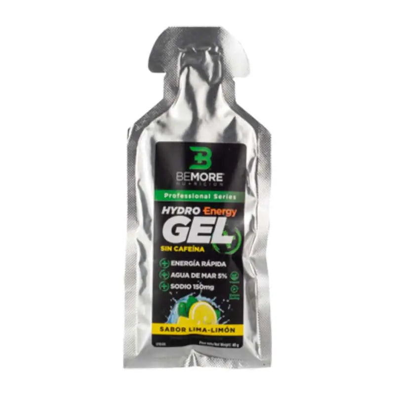 Bemore Nutrition Hydro Gel + Energy Lime-Lemon Flavour Caffeine-Free