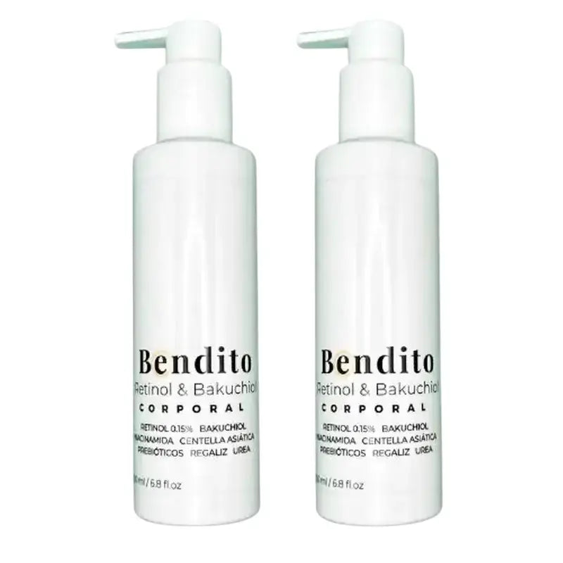 Bendito Retinol & Bakuchiol Body Cream, Pack 2 x 200 ml