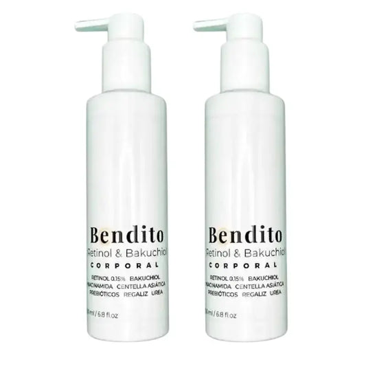 Bendito Retinol & Bakuchiol Body Cream, Pack 2 x 200 ml