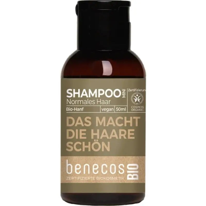 Benecos Normal Hair Shampoo Hemp Mini Travel Shampoo 50Ml Bio