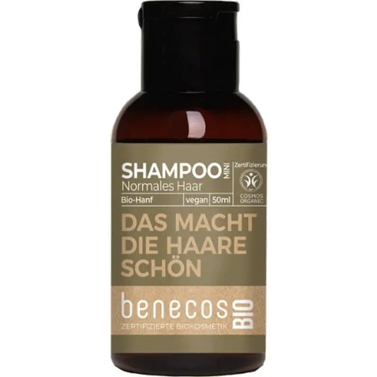 Benecos Normal Hair Shampoo Hemp Mini Travel Shampoo 50Ml Bio