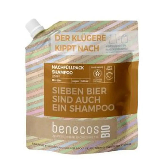 Benecos Unisex Beer Shampoo Refill 500Ml. Bio Vegan