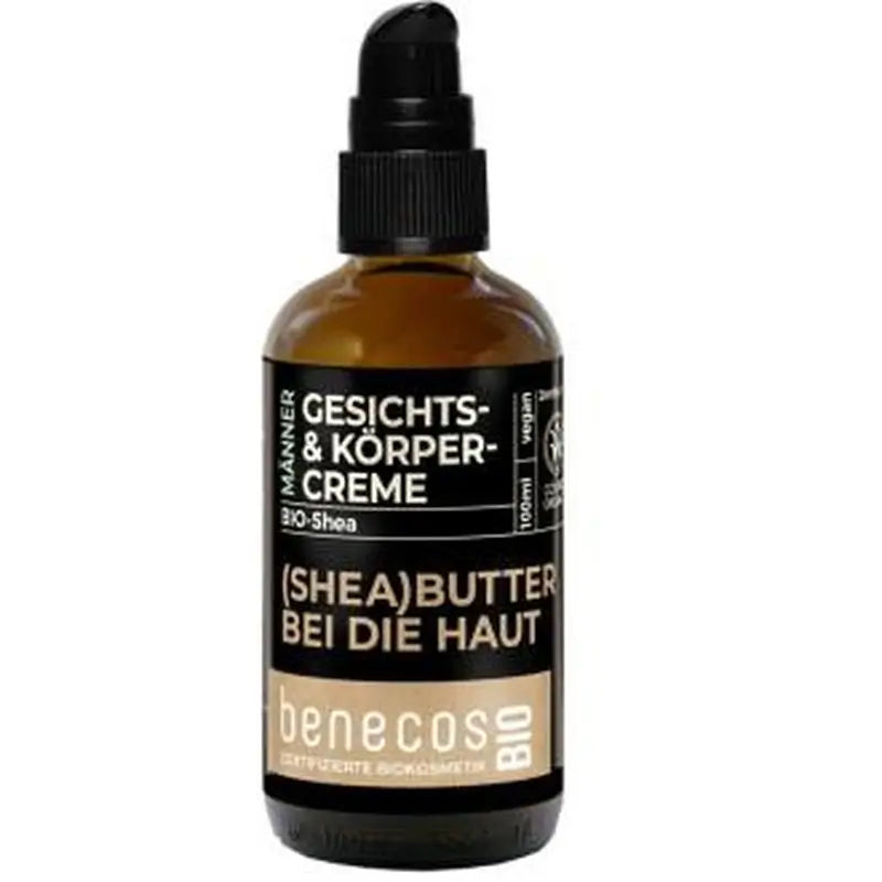 Benecos Men's Face-Body Cream Shea Butter 100Ml. Bio