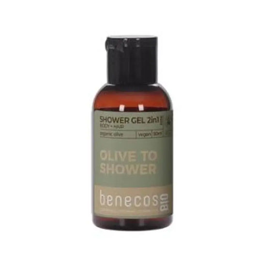 Benecos Olive 2 In 1 Bath Gel Mini Travel 50Ml Bio Vegan