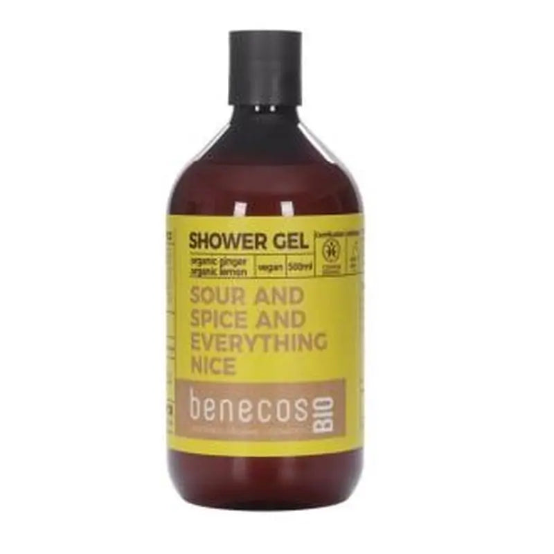 Benecos Ginger & Lemon Bath Gel 500Ml. Bio Vegan
