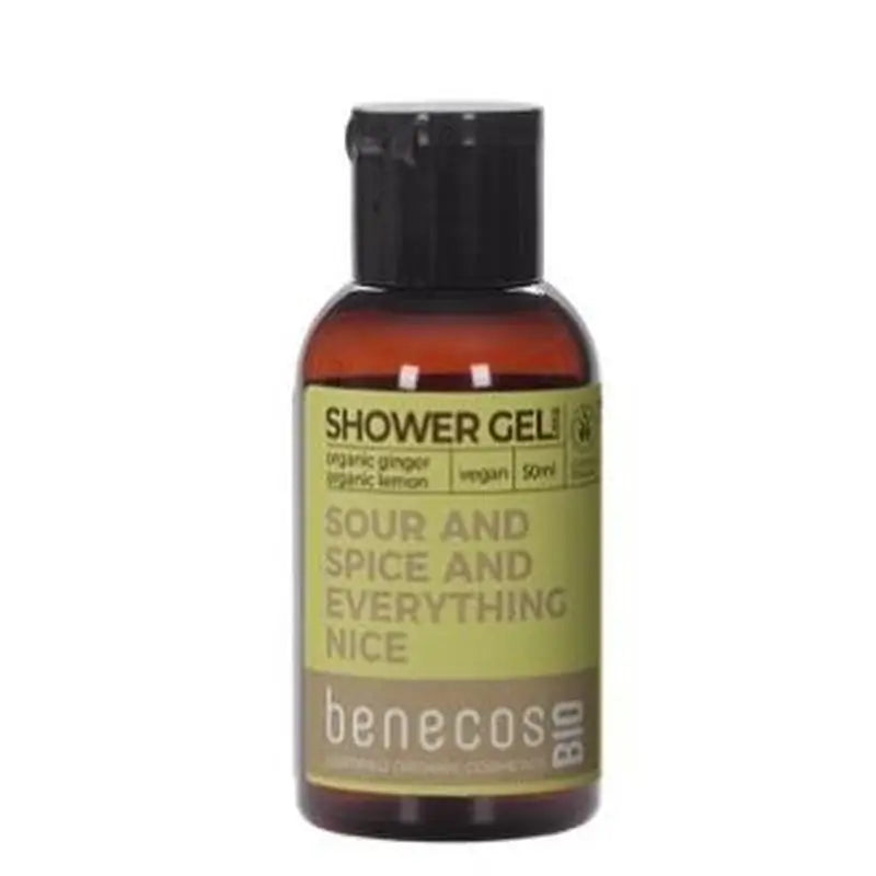 Benecos Ginger & Lemon Mini Travel Bath Gel 50Ml. Bio