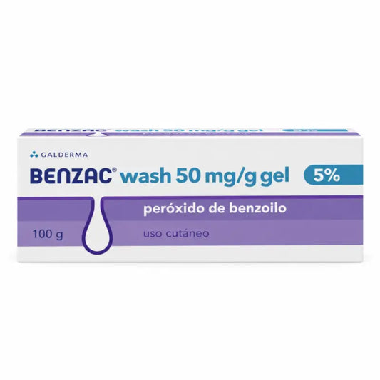 Benzac Wash 50 mg/G Topical Gel 100 g
