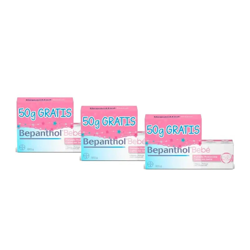 Bepanthol Baby Promo Pack 3 x 100 g + 50 g Free