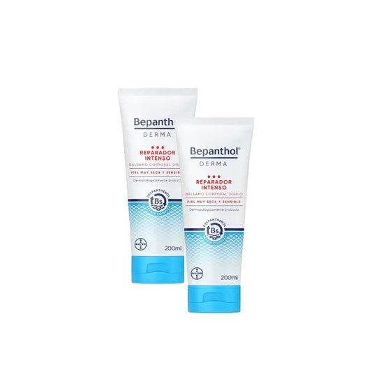 Bepanthol Derma Intensive Daily Body Repair Balm, Pack of 2 x 200 ml