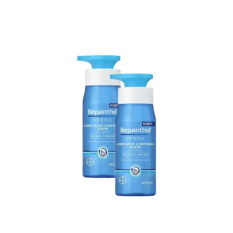 Bepanthol Derma Gentle Body Wash, Pack of 2 x 400 ml