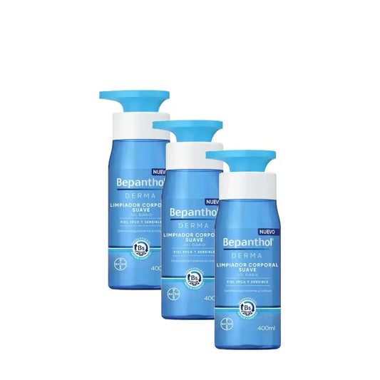 Bepanthol Derma Gentle Body Wash, Pack of 3 x 400 ml