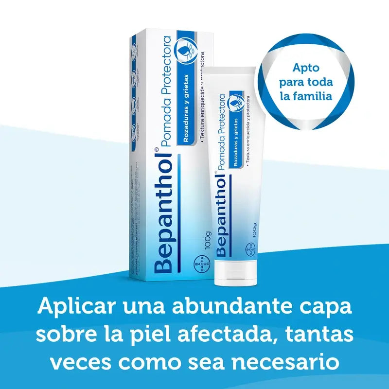 Bepanthol Protective Ointment Cracks and Chafing Sensitive Skin, 100 gr