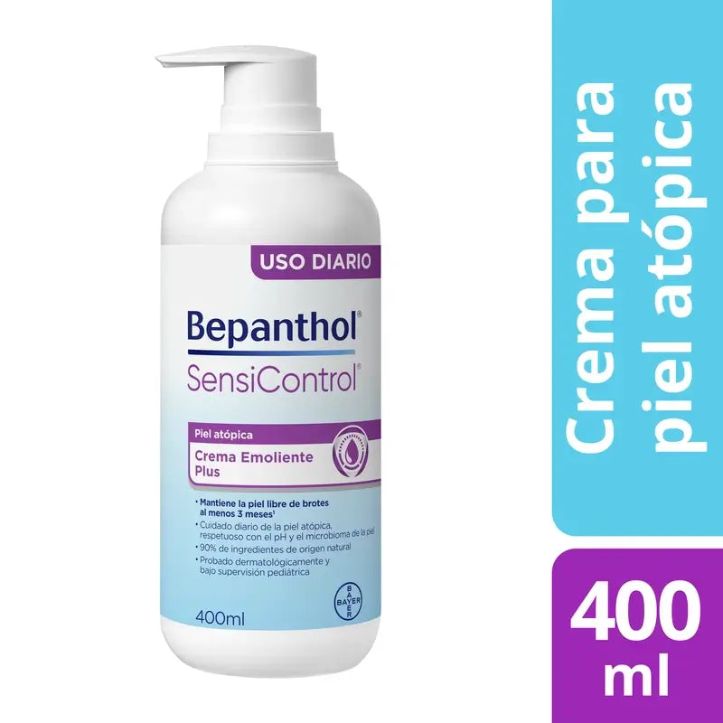 Bepanthol SensiControl Emollient Cream for Atopic Skin Irritations, 400 ml