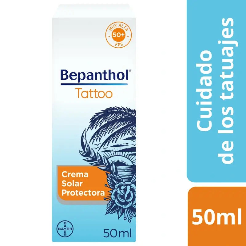 Bepanthol Tattoo Sunscreen SPF50, 50 ml