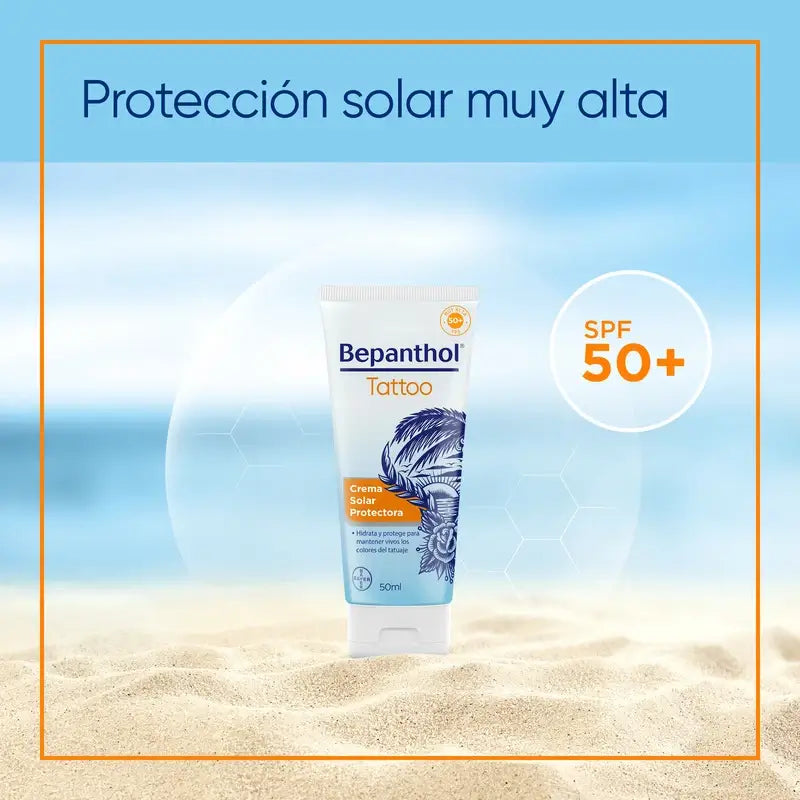 Bepanthol Tattoo Sunscreen SPF50, 50 ml