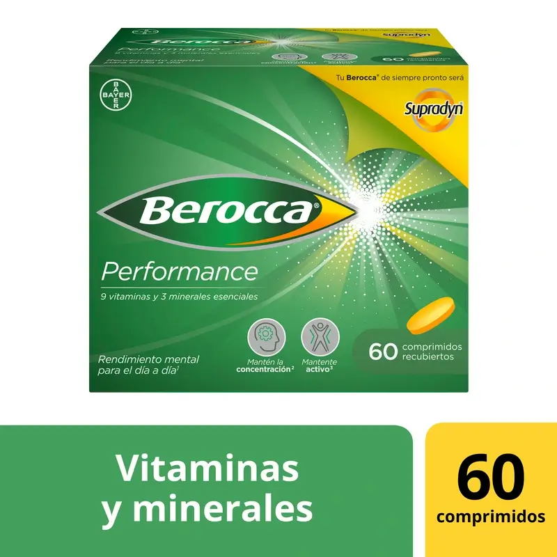 Berocca Performance, 2X60 Tablets