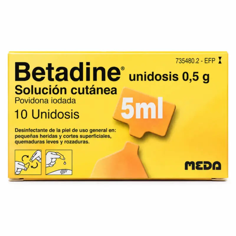 Betadine Topical Solution 10 Pouches