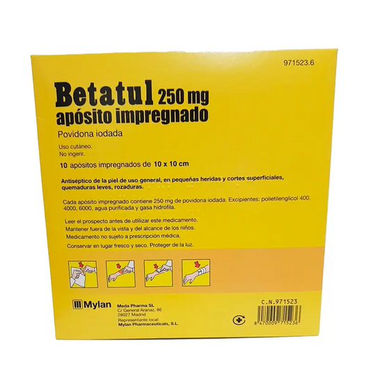 Betatul 200 Milligr 10 Dressings