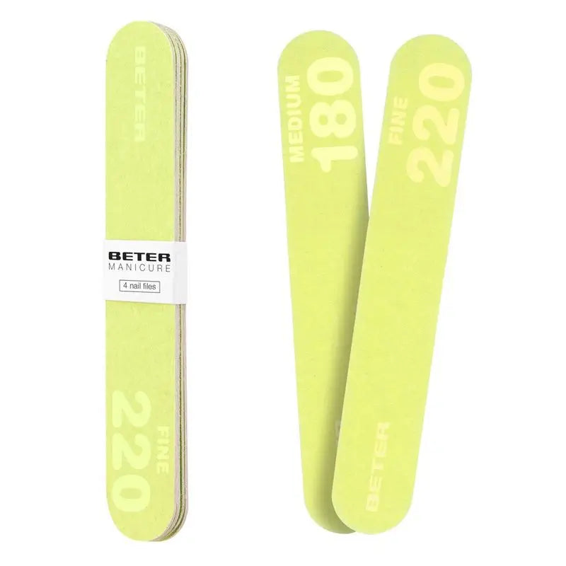 Beter Pack 4X Nail Files, Fibreglass 180/220 Grit