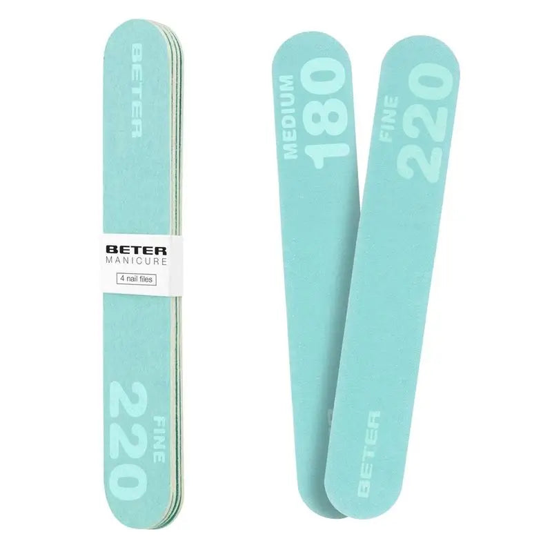 Beter Pack 4X Nail Files, Fibreglass 180/220 Grit