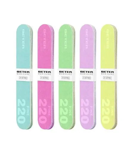 Beter Pack 4X Nail Files, Fibreglass 180/220 Grit