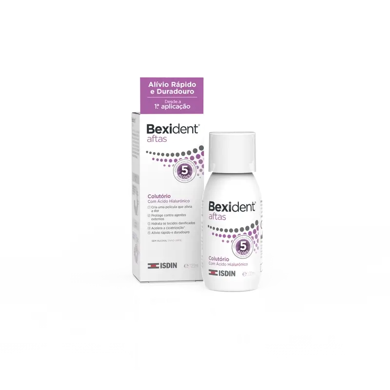 Isdin Bexident Aftas Mouthwash, 120 Ml