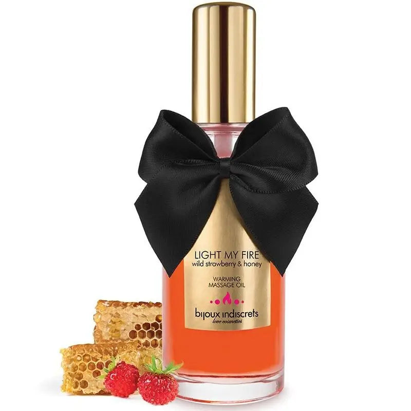 Bijoux Love Cosmetiques Strawberry Scented Warming Massage Oil