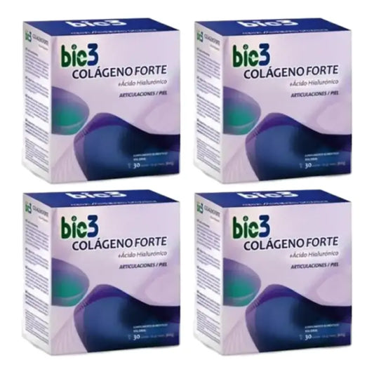 Bio 3 Collagen + Hyaluronic Acid + Magnesium Forte, 4 x 30 sachets