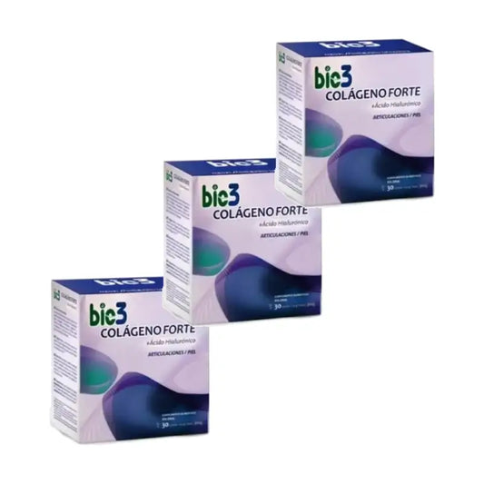 Bio 3 Collagen + Hyaluronic Acid + Magnesium Forte Pack of 3 x 30 sachets