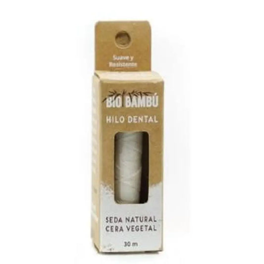 Biobambu Natural Floss With Vegetable Wax 30Metres