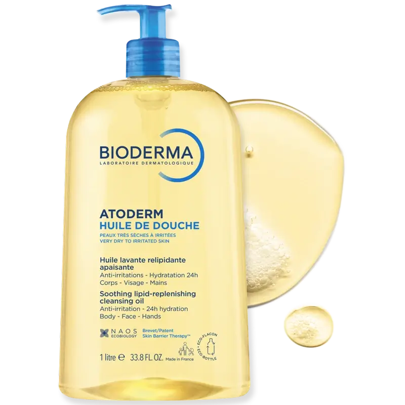 BIODERMA Atoderm Shower Oil Pack 2 x 1 Litre