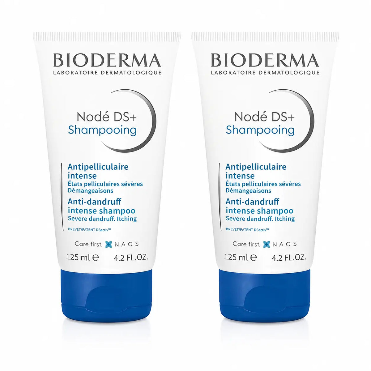 Bioderma Nodé Ds+ Seborrhoeic Dermatitis Shampoo 125ml, pack of 2
