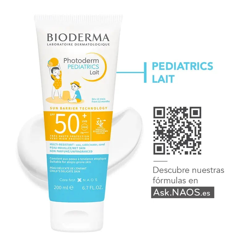 Bioderma Photoderm Pediatrics Lait SPF50+ Sunscreen, 100 ml