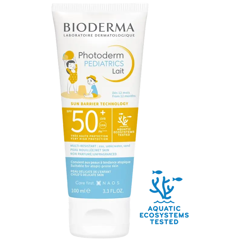 Bioderma Photoderm Pediatrics Lait SPF50+ Sunscreen, 100 ml