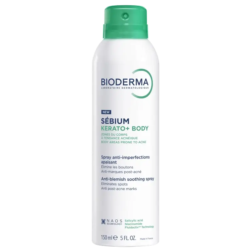 Bioderma Sébium Kerato+ Anti-Acne Body Spray , 150 ml