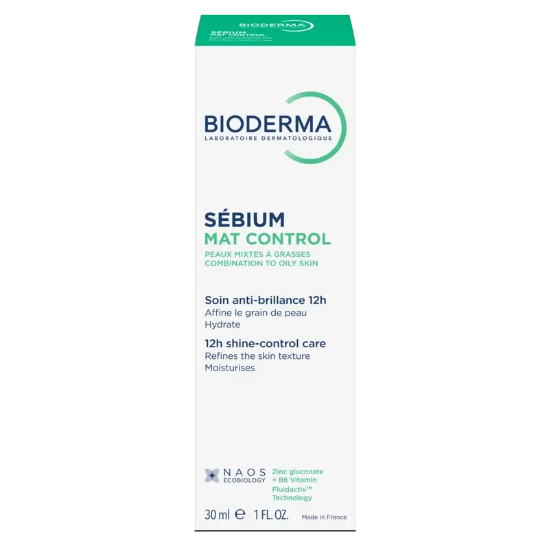 BIODERMA Sebium Mat Control Moisturises and Mattifies, 30 ml