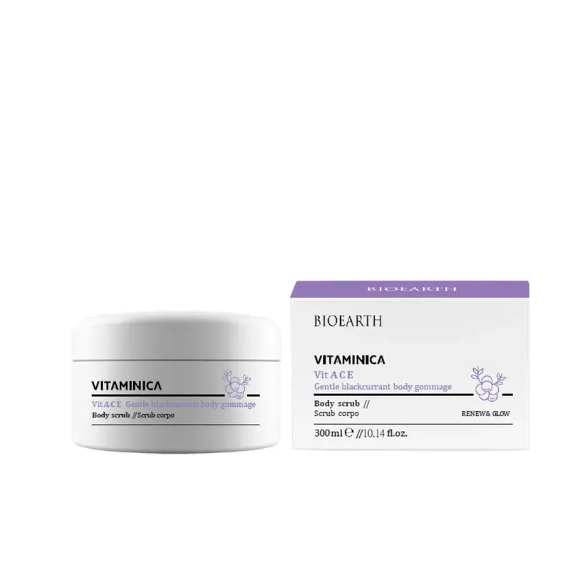 Bioearth Blackcurrant Body Scrub, 300 ml