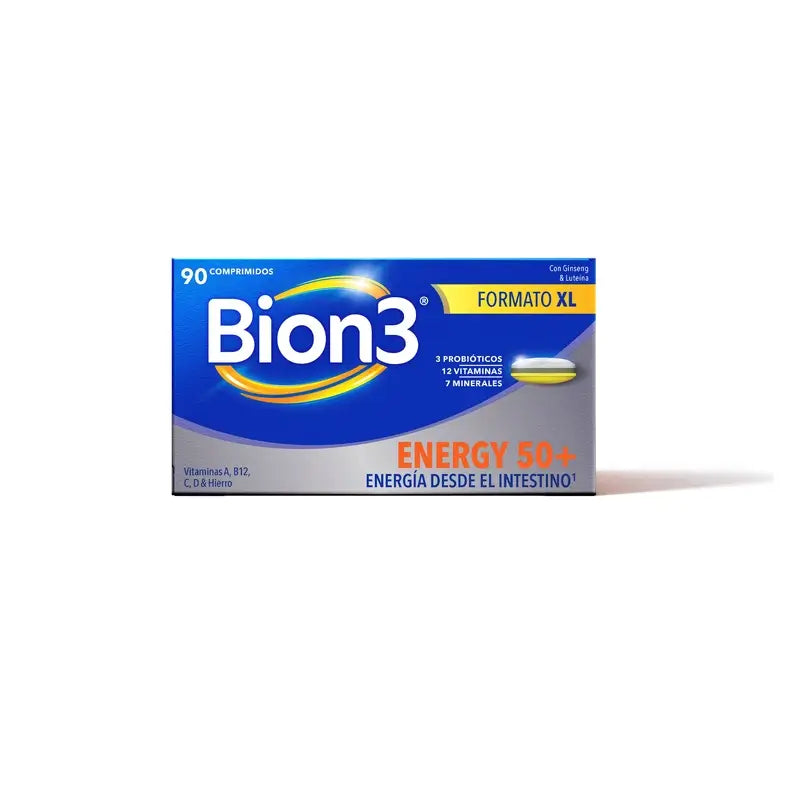 Bion3 Energy 50+ Multivitamins, 90 tablets