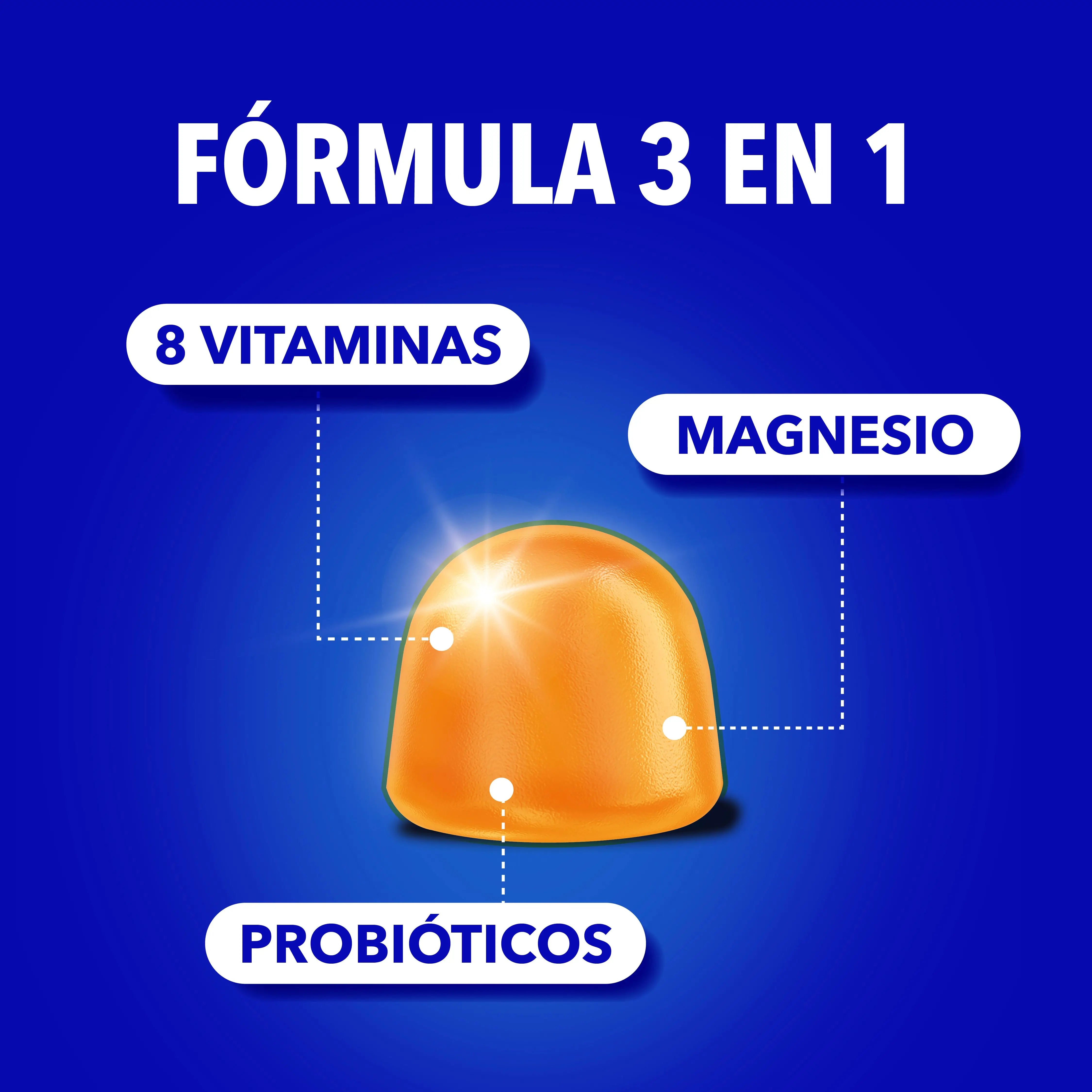 Bion3 Gummies Energy, Vitamins with Probiotics, Vitamin B12, Vitamin C, Vitamin D and Magnesium
