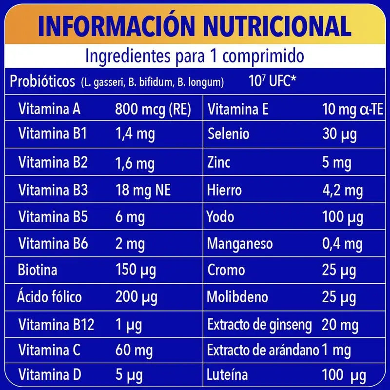 Bion3 Energy 50+ Multivitamins, 30 Tablets