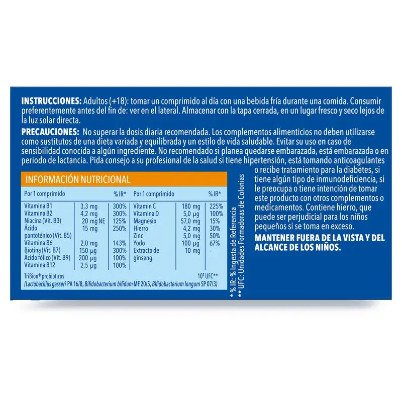 Bion3 Energy Multivitamins, 2 x 30 tablets