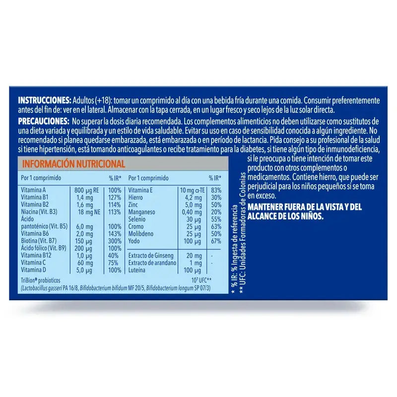Bion3 Energy 50+ Multivitamins, Pack 2 x 30 Tablets